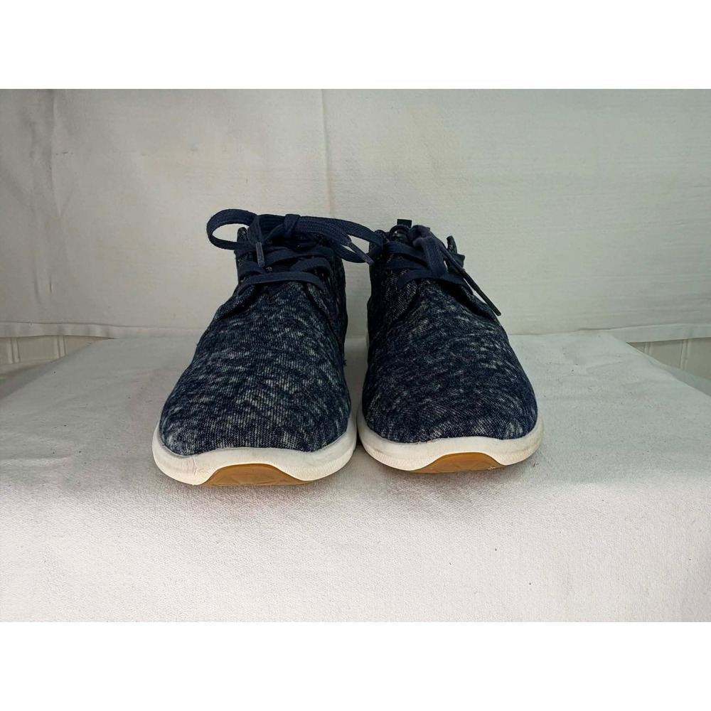 TOMS Del Rey Mens Navy Blue Marled Knit Low Top Sneakers Size 10 1002920417 - Picture 5 of 6